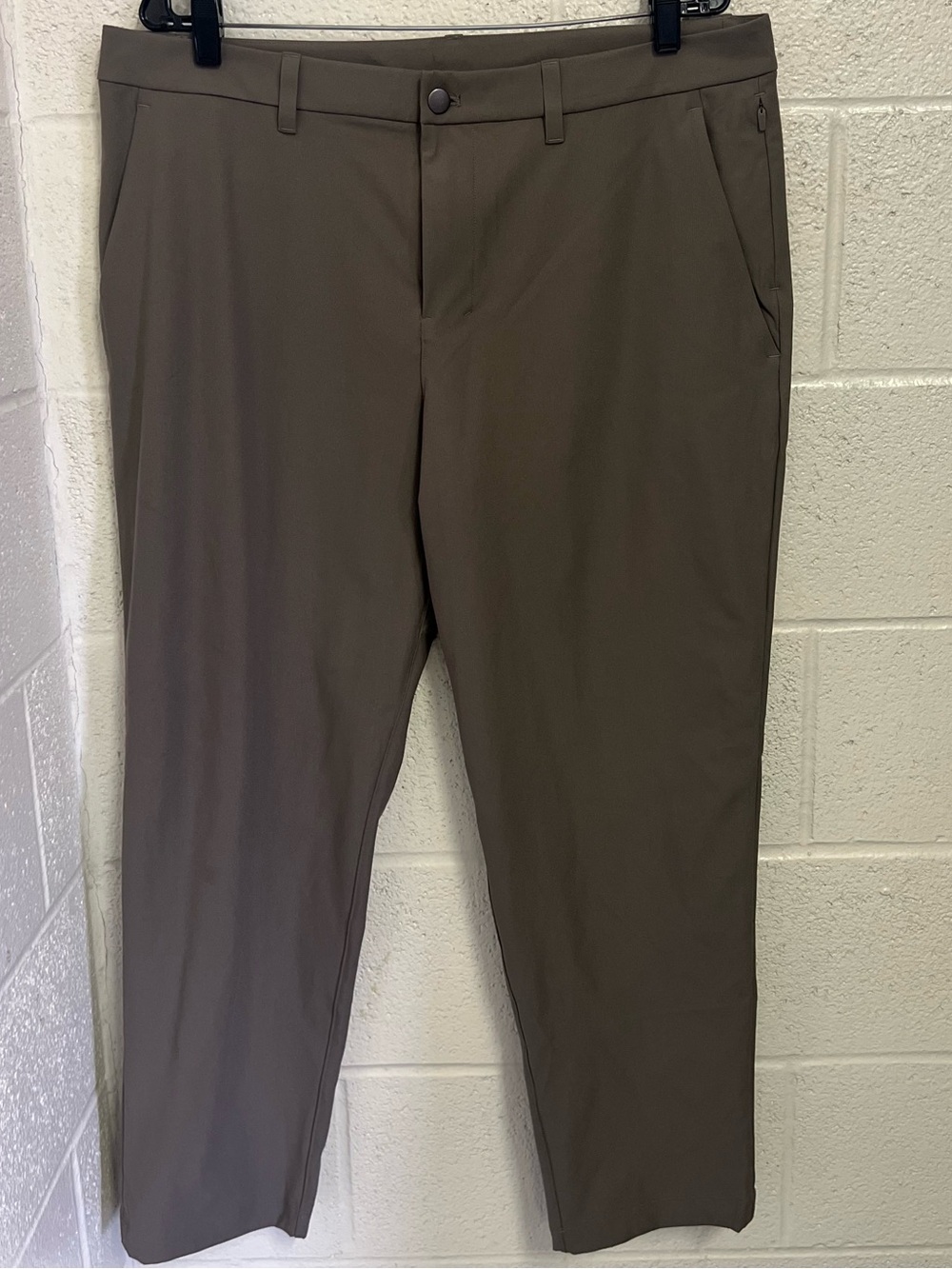Men's Olive Green - Taupe Casual Stretch Pants